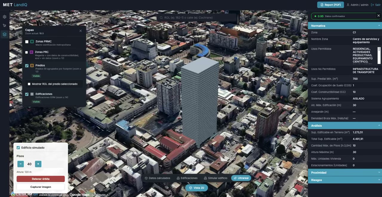 Cabida 3D ultrarrealista